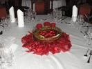 výzdoba svatebního stolu